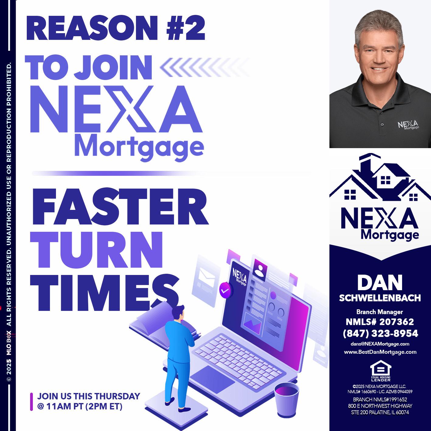 REASON 2 - Dan Schwellenbach -Mortgage Loan Originator