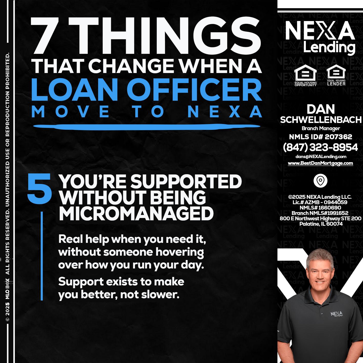 7 THINGS (5) - Dan Schwellenbach -Mortgage Loan Originator