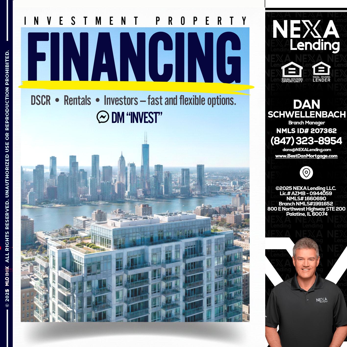 FINANCING - Dan Schwellenbach -Mortgage Loan Originator