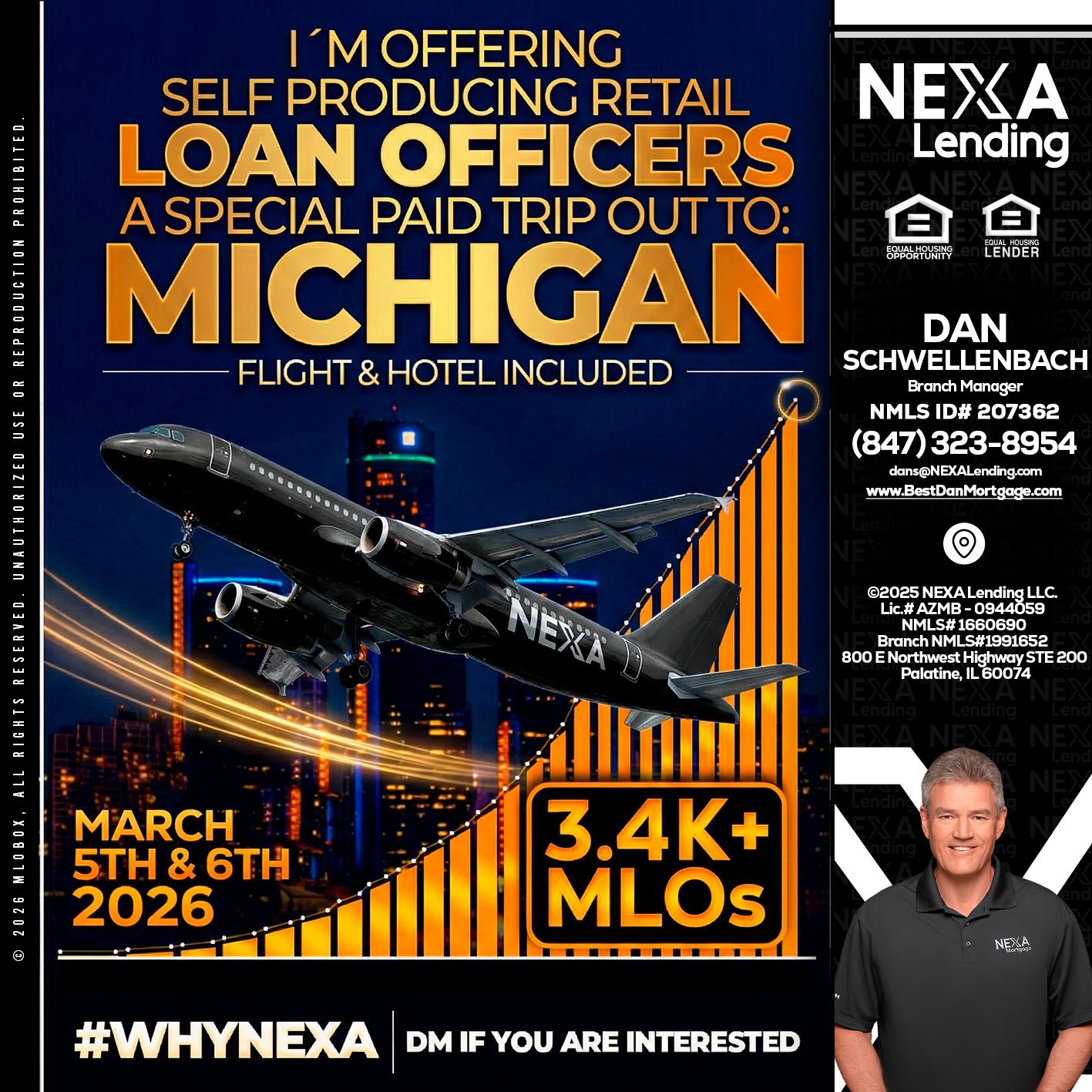 MICHIGAN - Dan Schwellenbach -Mortgage Loan Originator