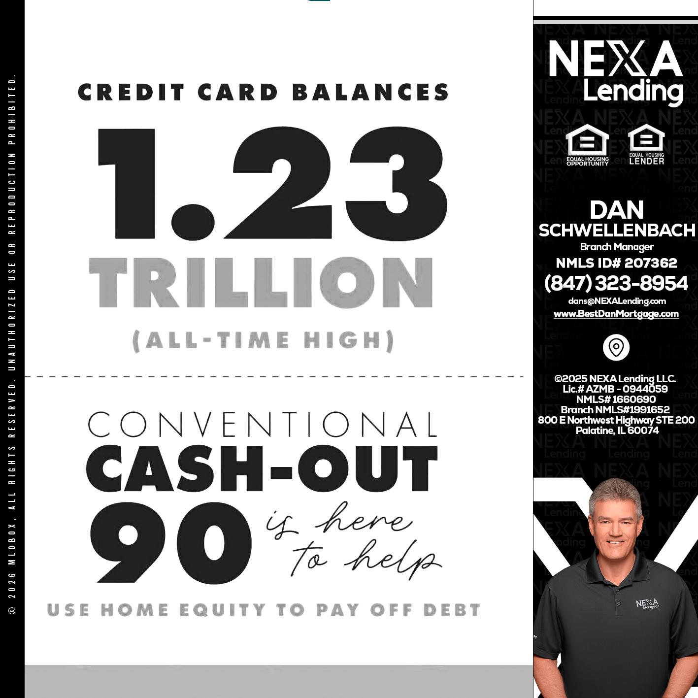 CREDIT CARD BALANCE - Dan Schwellenbach -Mortgage Loan Originator