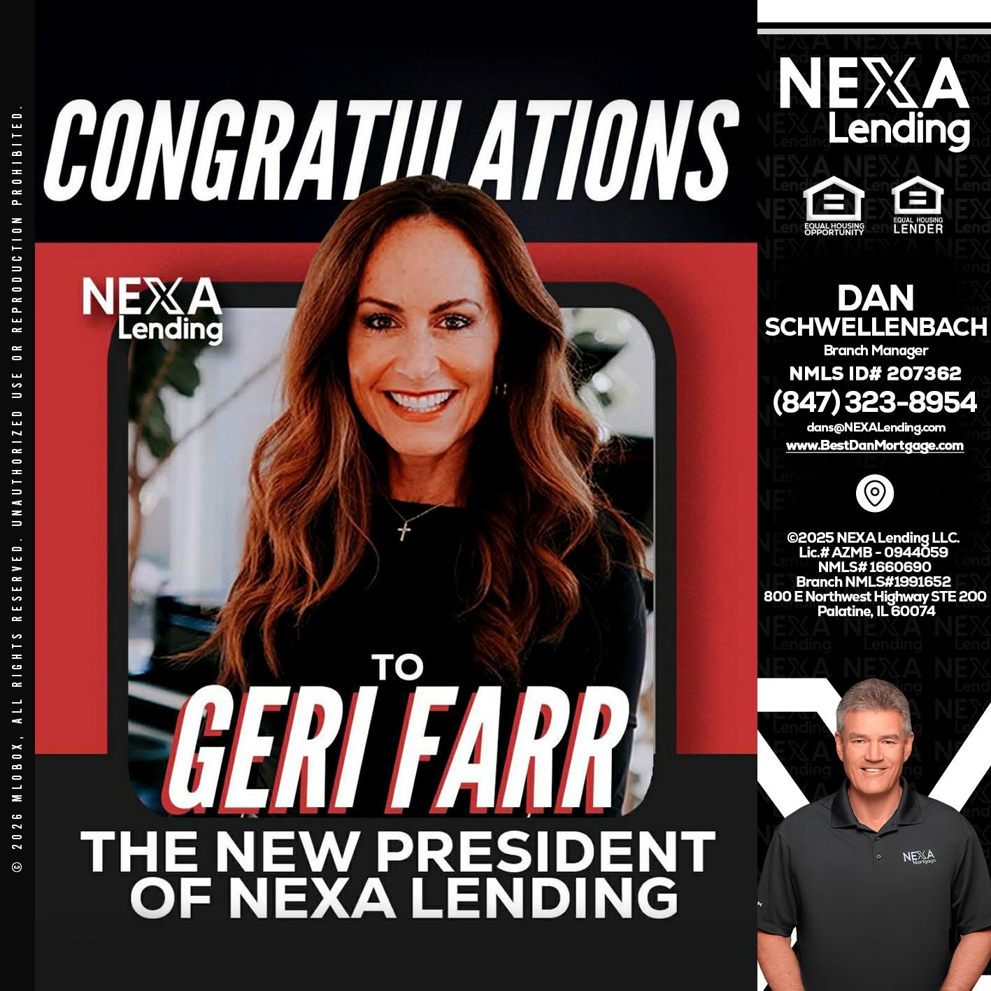 CONGRATULATIONS - Dan Schwellenbach -Mortgage Loan Originator