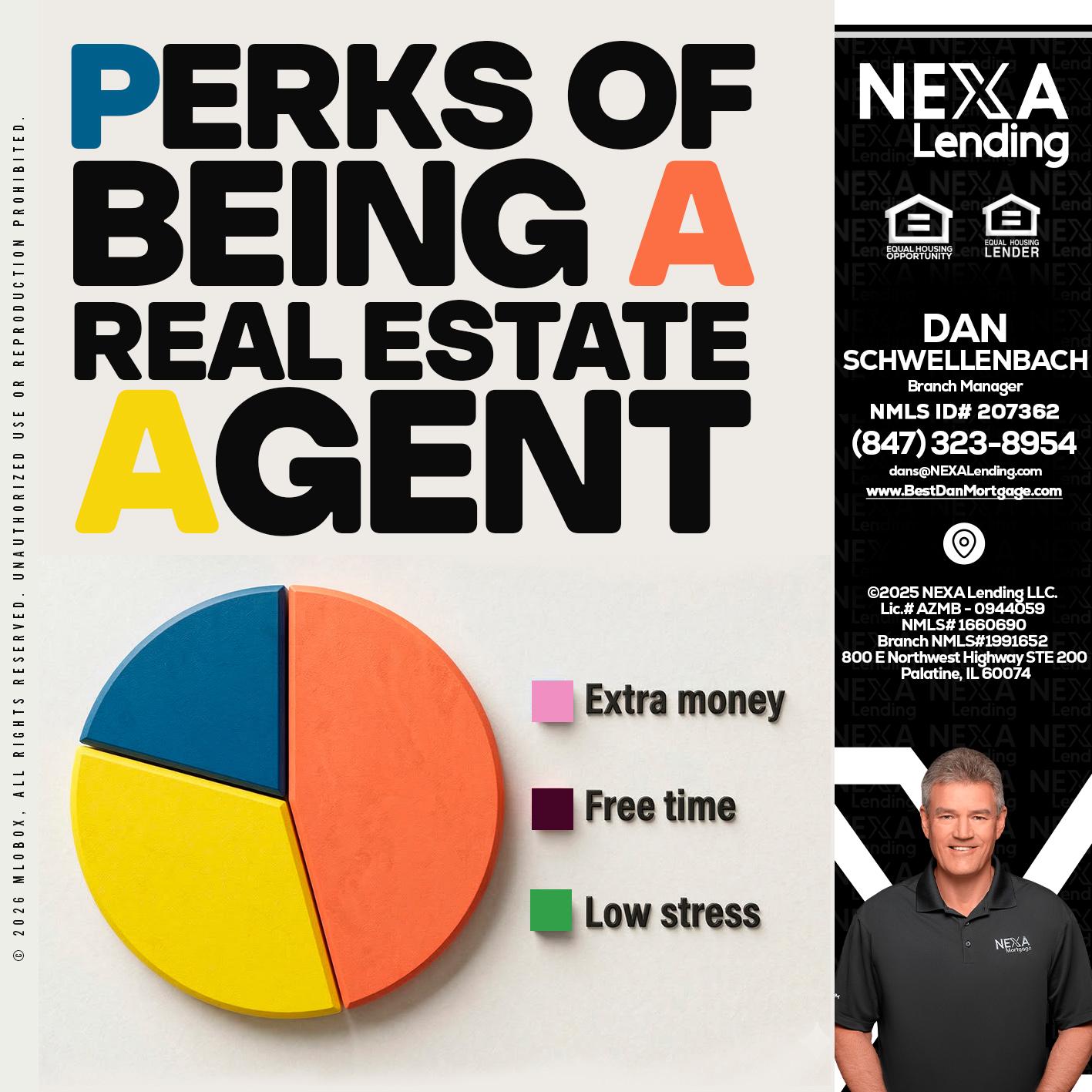 PERKS OF BEING - Dan Schwellenbach -Mortgage Loan Originator