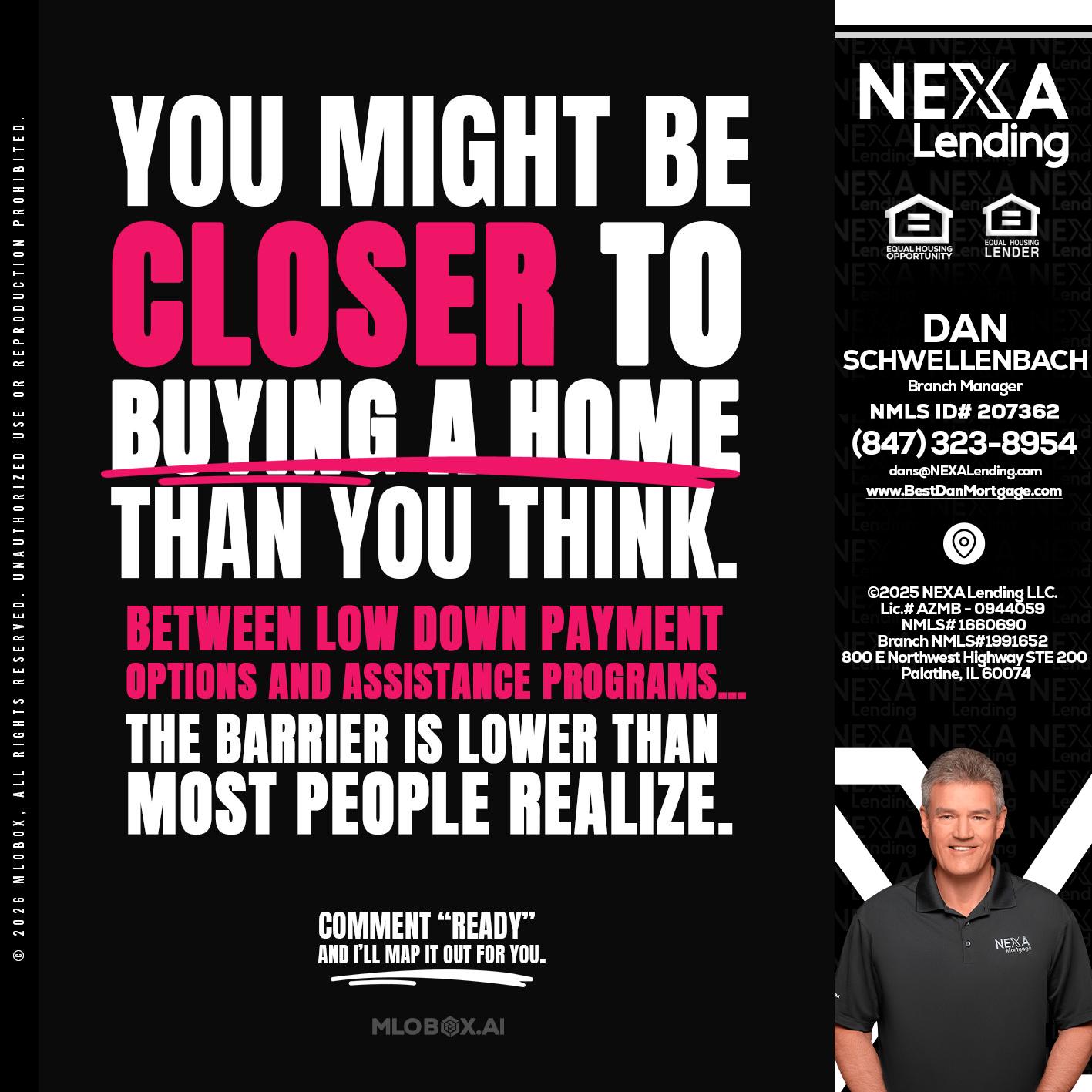 YOU MIGHT BE - Dan Schwellenbach -Mortgage Loan Originator