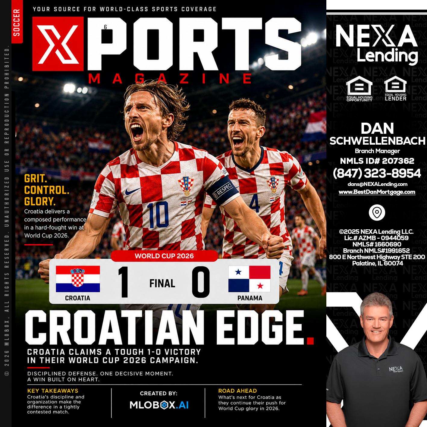 CROATIA 1-0 PANAMA - Dan Schwellenbach -Mortgage Loan Originator