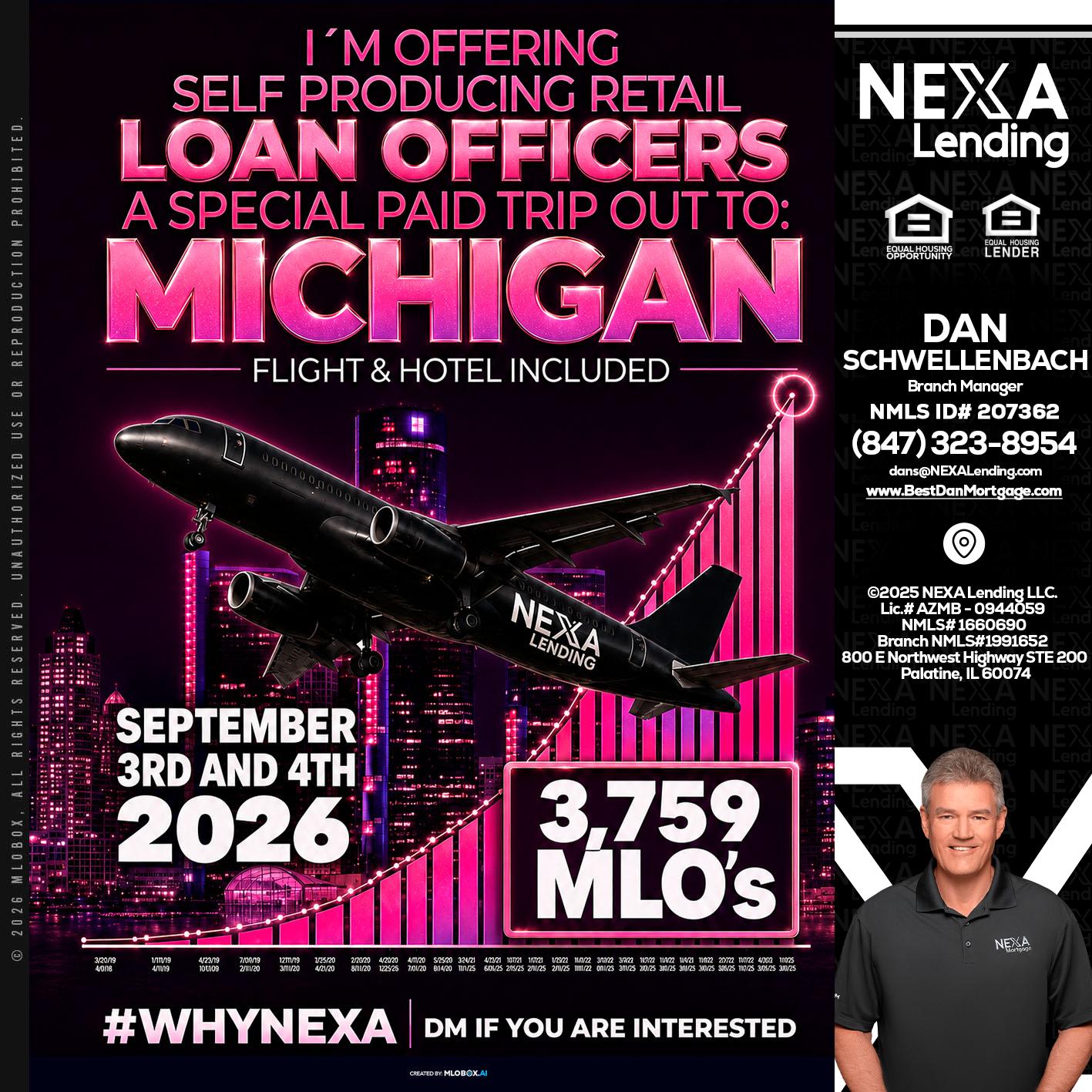 MICHIGAN TRIP - Dan Schwellenbach -Mortgage Loan Originator