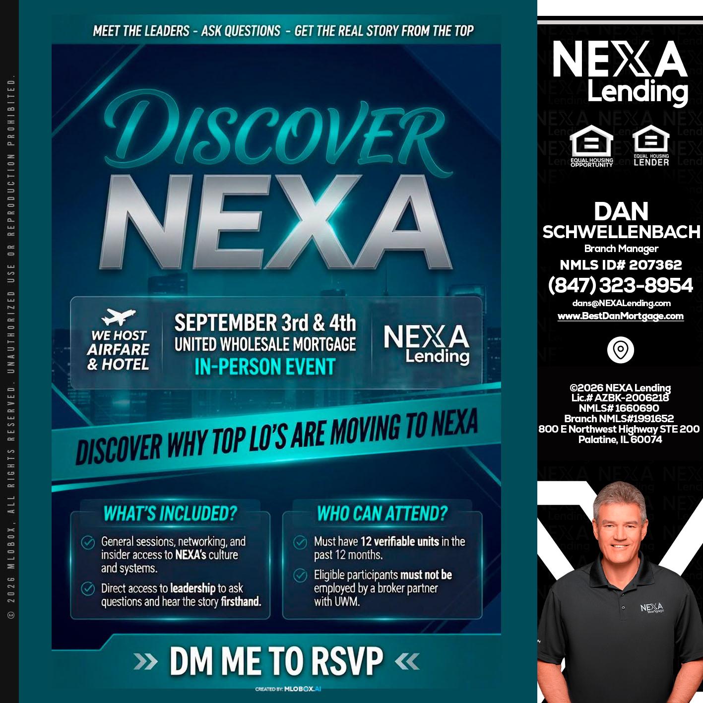 DISCOVER NEXA - Dan Schwellenbach -Mortgage Loan Originator
