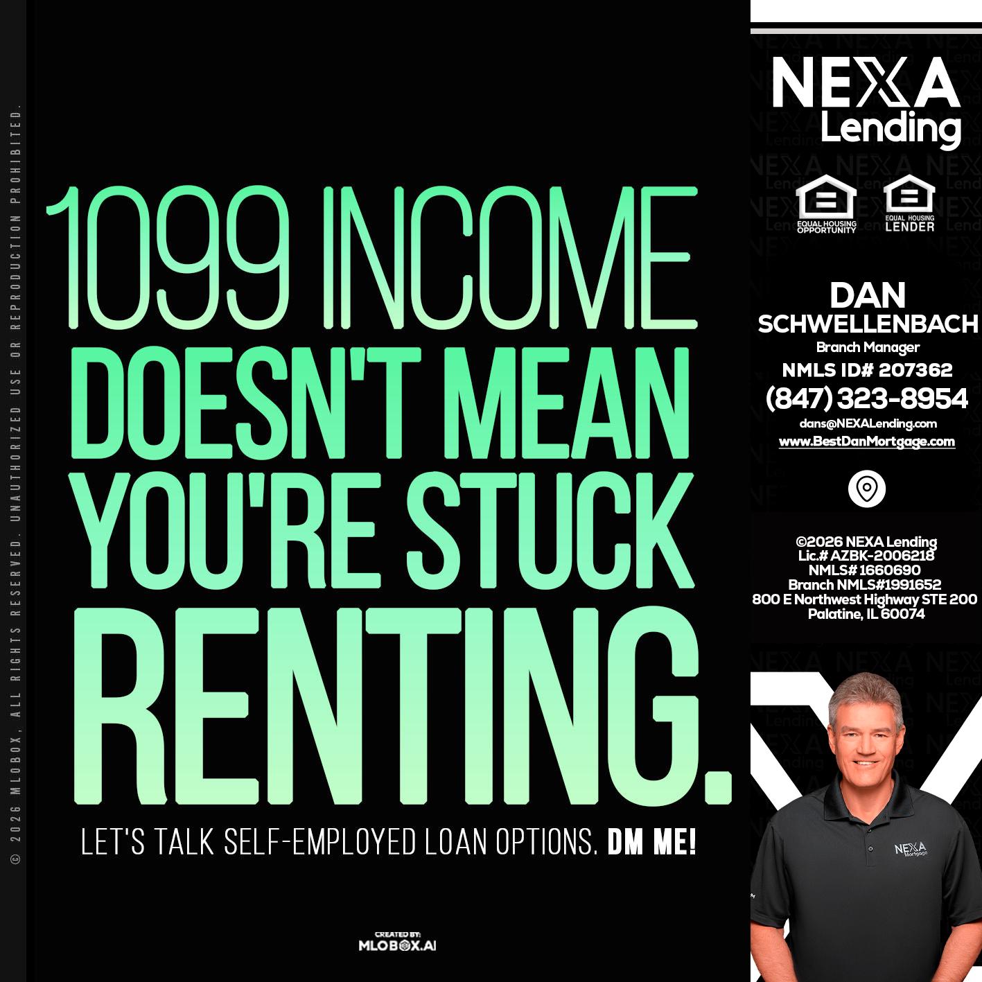 1099 income - Dan Schwellenbach -Mortgage Loan Originator
