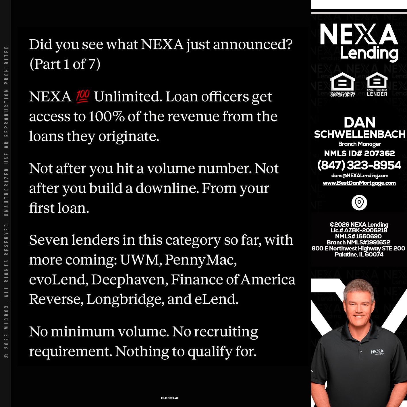DID YOU KNOW - Dan Schwellenbach -Mortgage Loan Originator