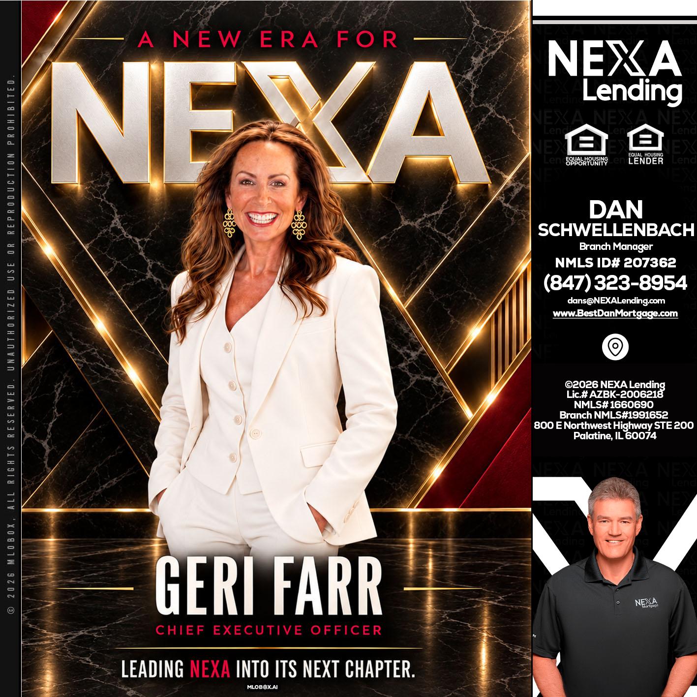 GERI FARR - Dan Schwellenbach -Mortgage Loan Originator