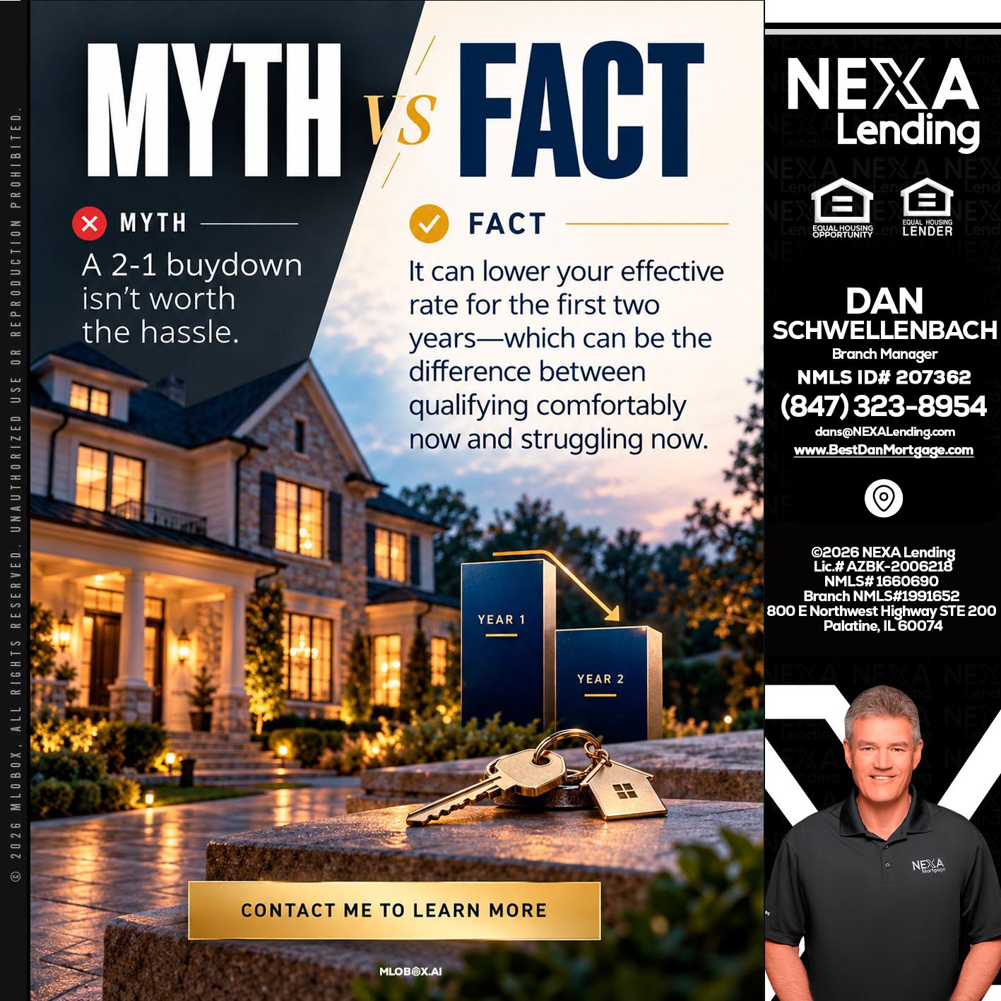 MYTH VS FACT - Dan Schwellenbach -Mortgage Loan Originator