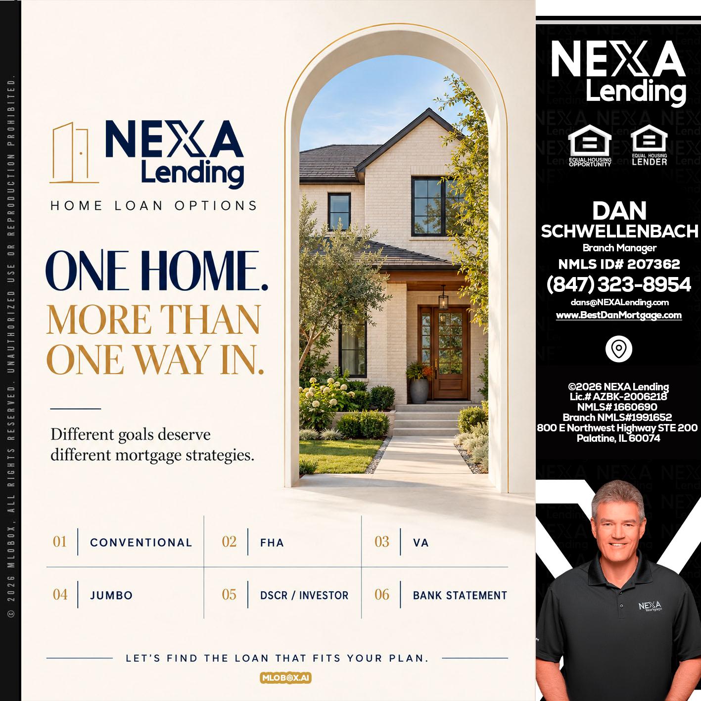 ONE HOME - Dan Schwellenbach -Mortgage Loan Originator