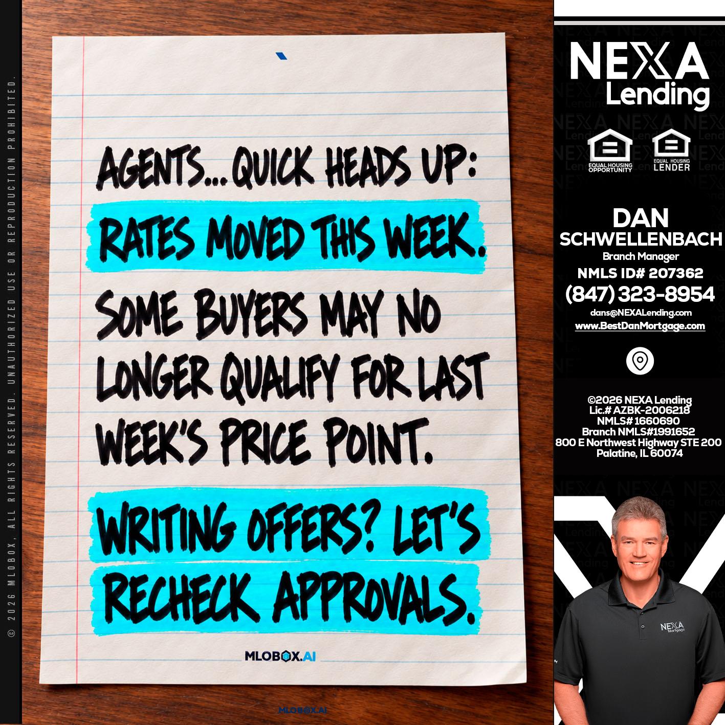 AGENTS - Dan Schwellenbach -Mortgage Loan Originator